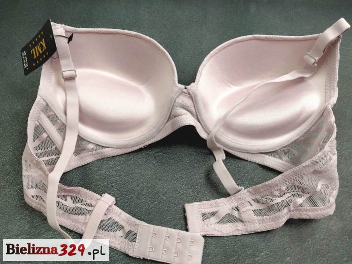 Biustonosz push up rozmiar c różowy